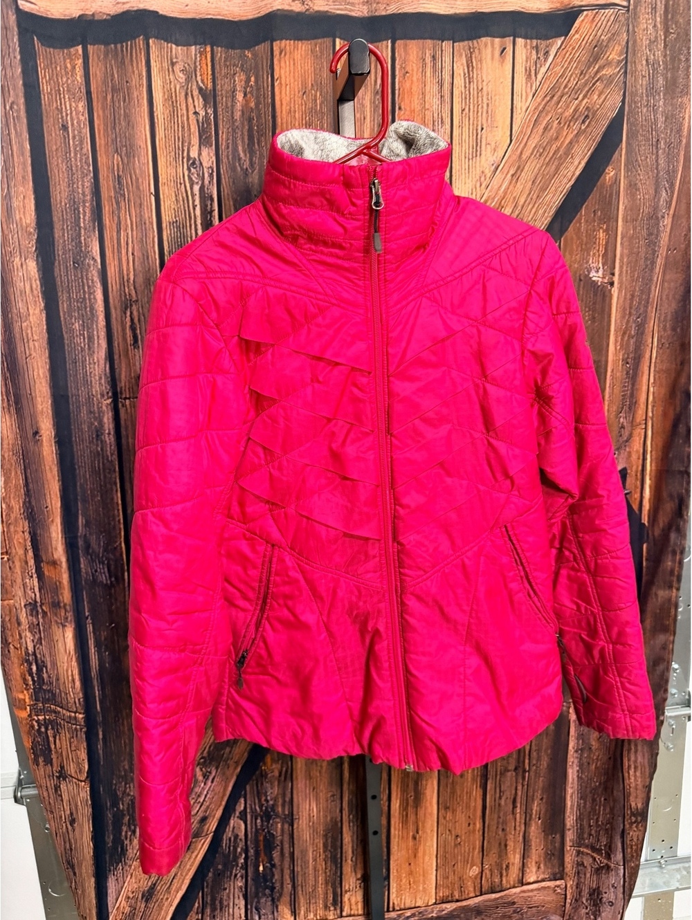 Columbia Women's Medium Pink Omni-Heat Thermal Comfort Jacket